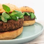 mushroom lentil burgers