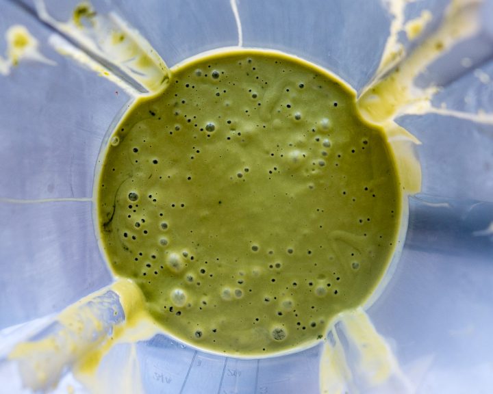 Creamy Matcha and Peach Popsicles