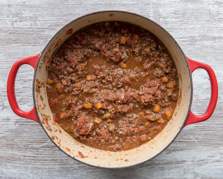 Vegan Cauliflower and Walnut Bolognese