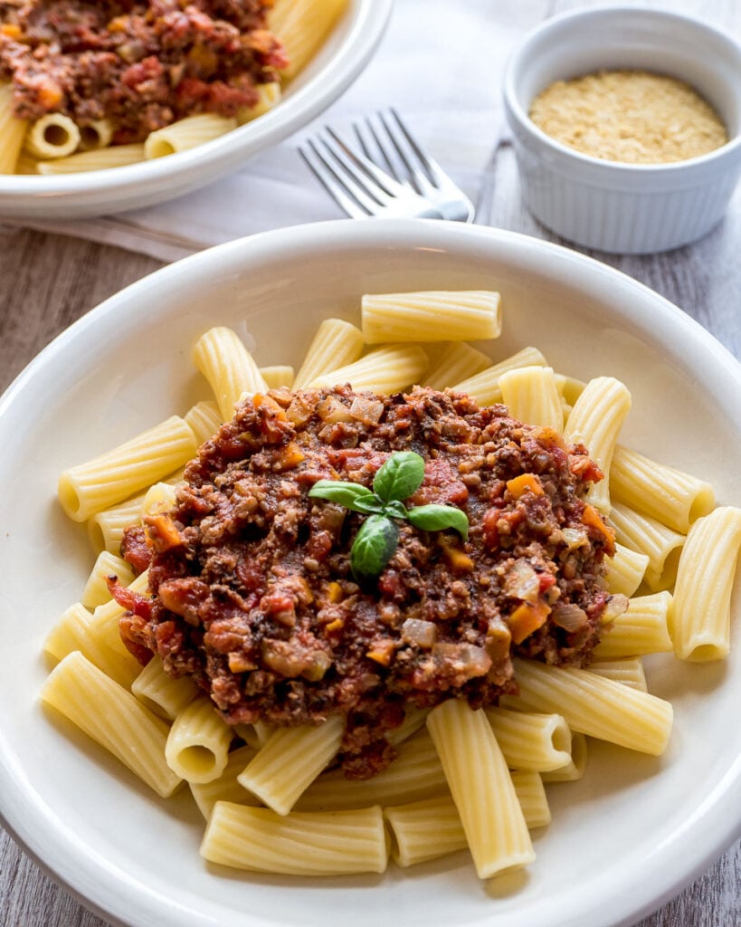 Vegan Cauliflower and Walnut Bolognese