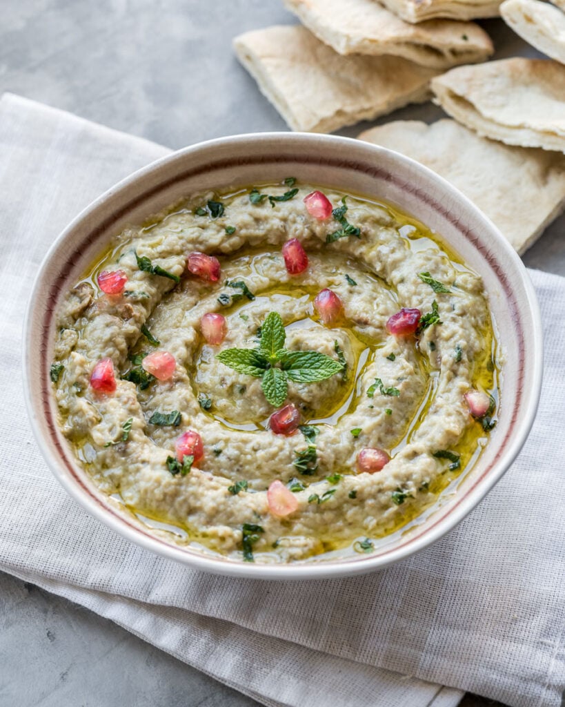 The Best Baba Ganoush - Six Hungry Feet Recipes