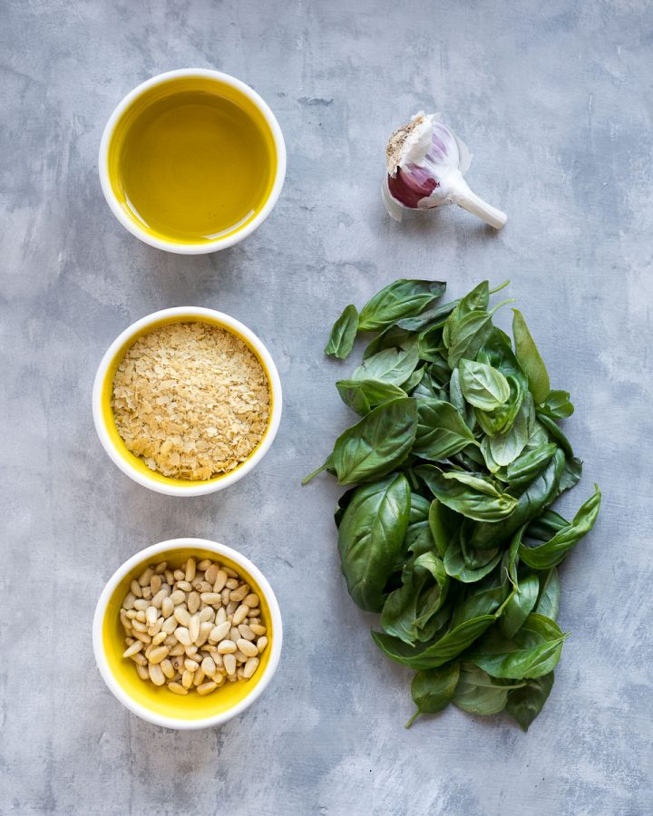 Basil Pesto Ingredients