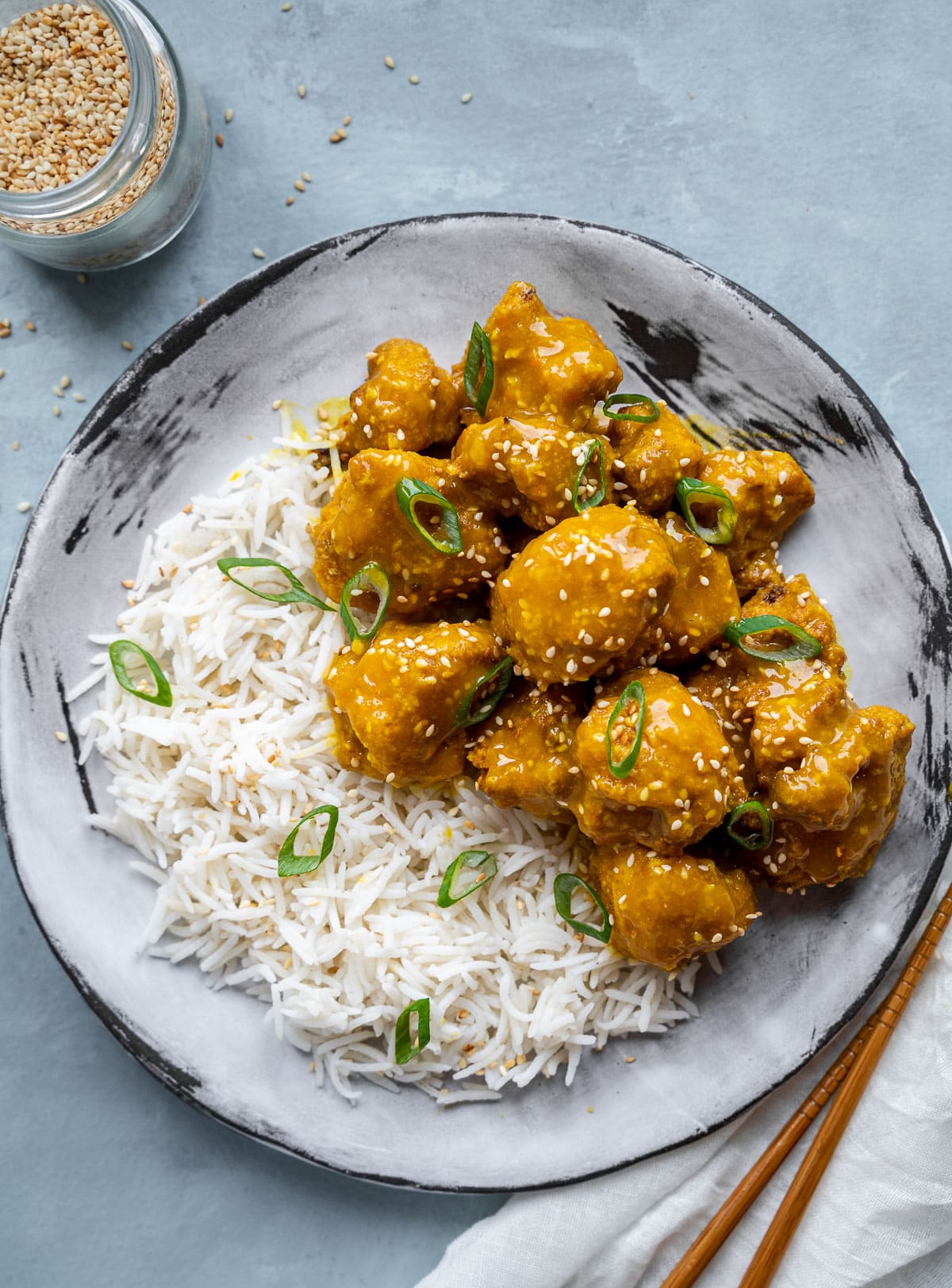 Asian-Style Orange Cauliflower