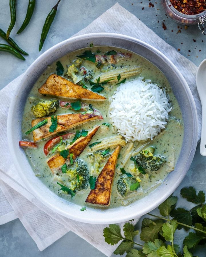 Thai Green Curry with Tofu Six Hungry Feet