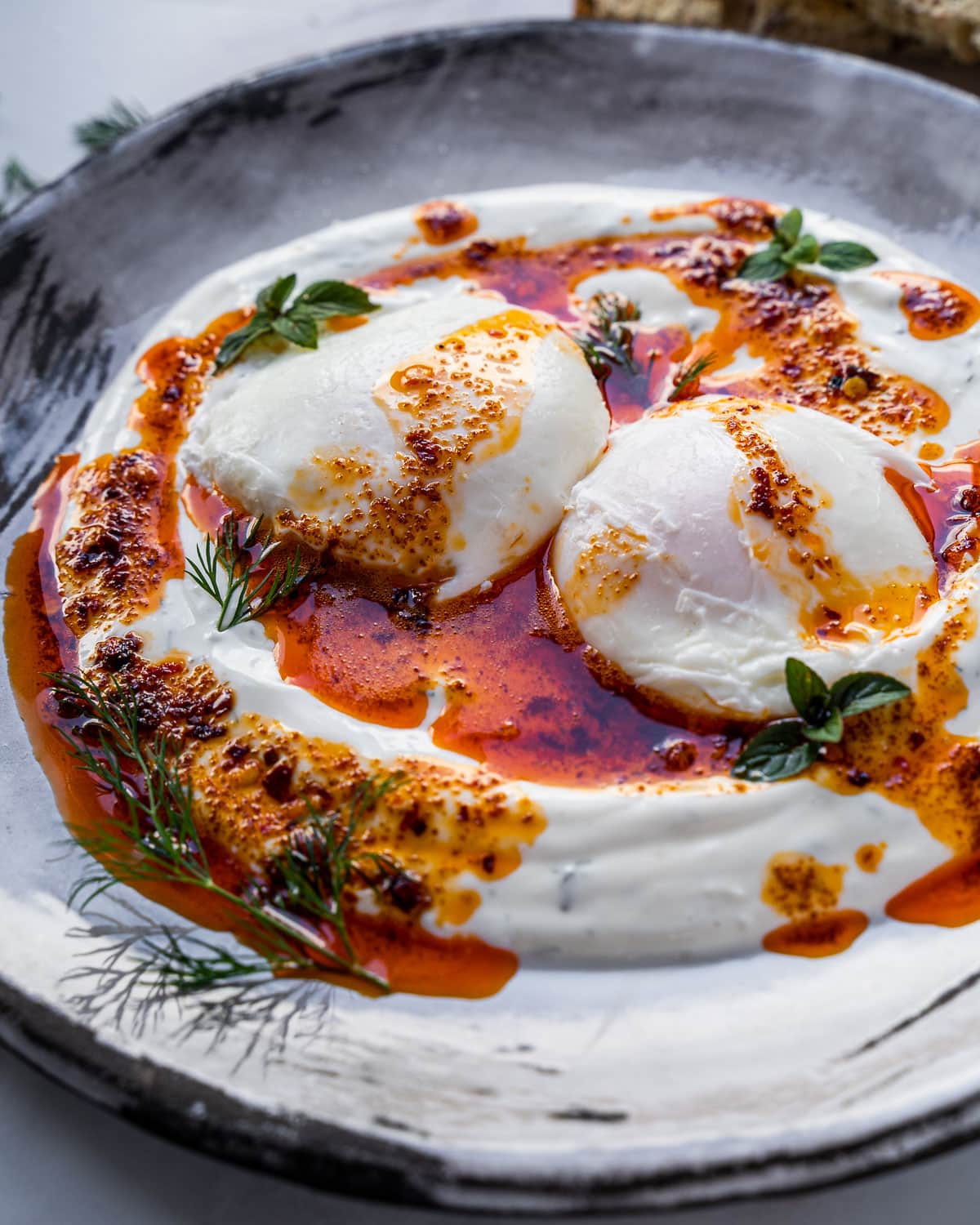 Turkish Eggs Cilbir Six Hungry Feet 