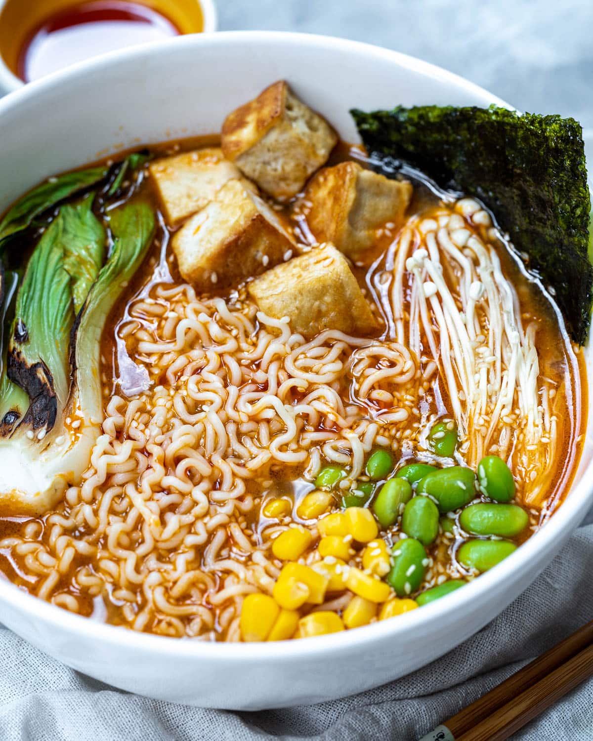 Spicy Miso Ramen - Six Hungry Feet - Asian-inspired