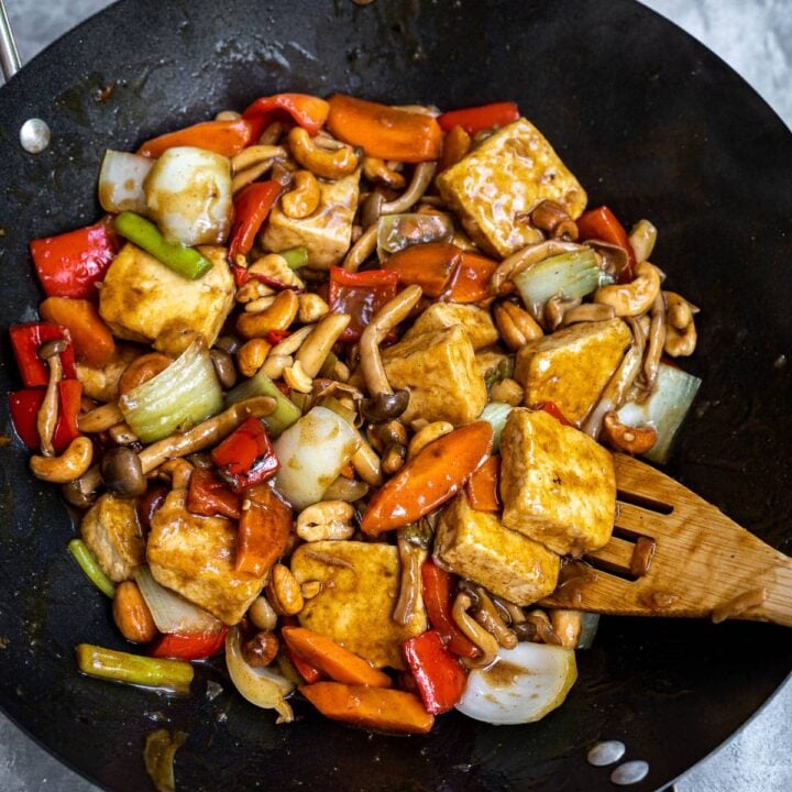 Tofu Stir Fry with Cashews Six Hungry Feet Recipes