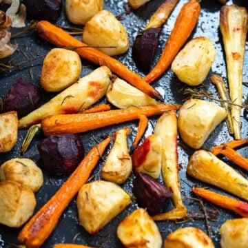 Festive Roasted Root Vegetables