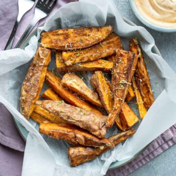 Sweet Potato Wedges with Lime