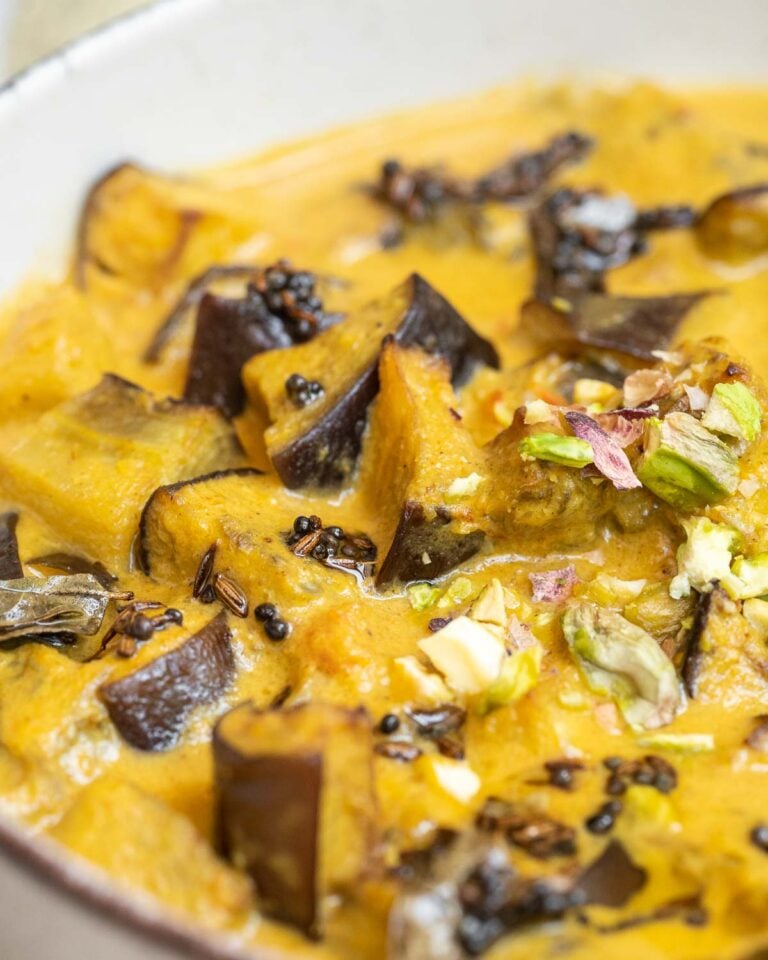 Aubergine Curry Recipe (Eggplant Curry) Six Hungry Feet