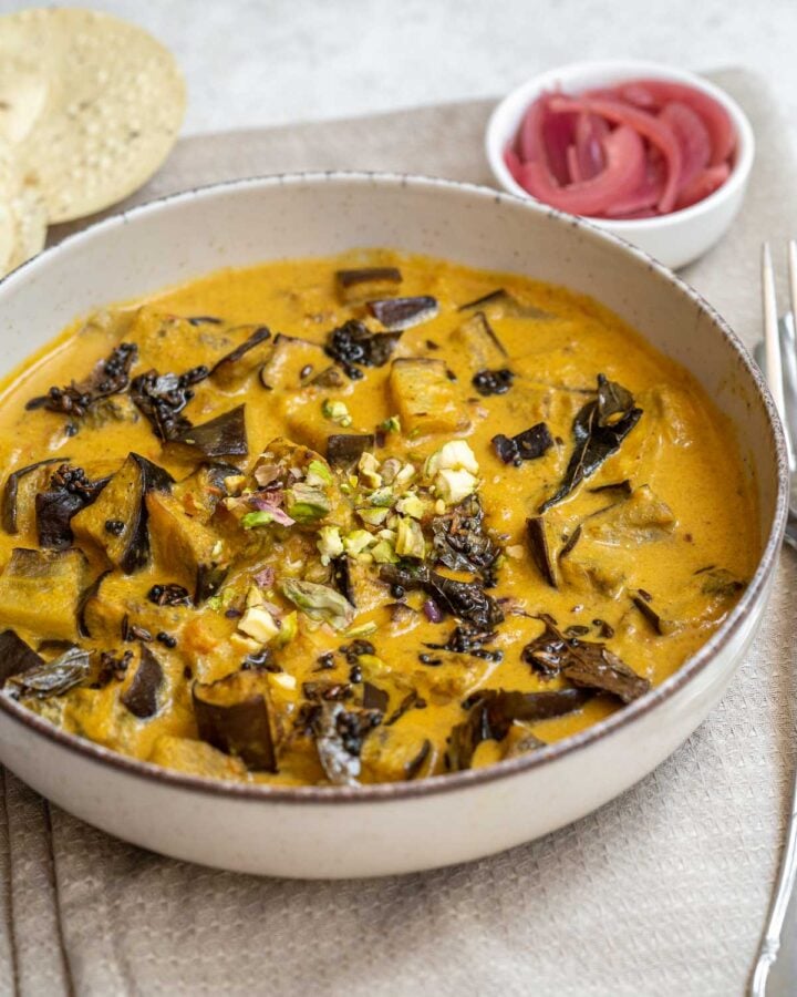 Aubergine Curry Recipe (Eggplant Curry) Six Hungry Feet