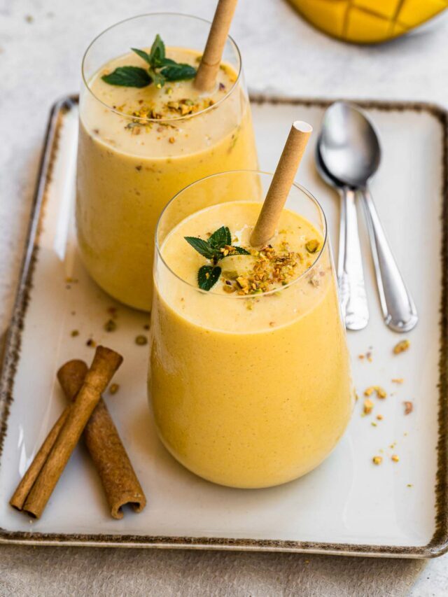 Experience India’s Favorite Beverage: Vegan Mango Lassi