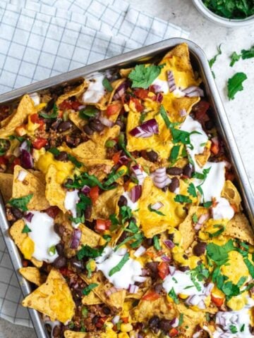 Vegan Loaded Nachos
