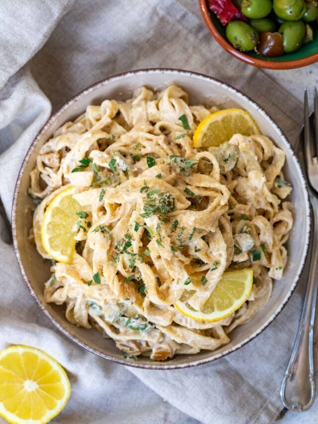Creamy Tahini Pasta