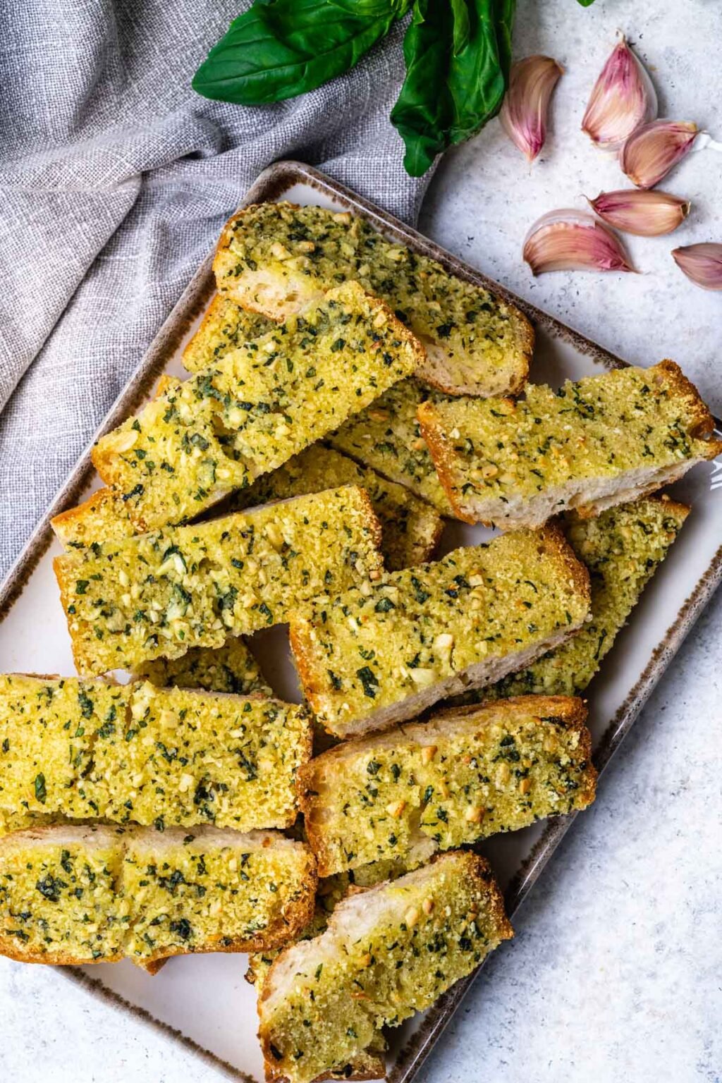 Vegan Garlic Bread Six Hungry Feet