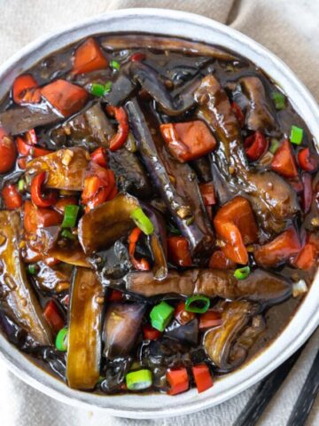 Eggplant with Garlic Sauce