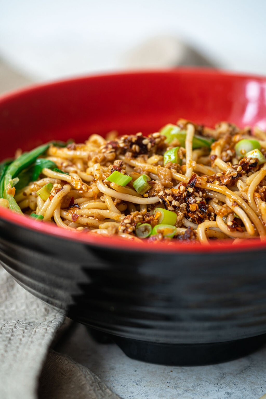 Vegan Dan Dan Noodles Recipe Six Hungry Feet