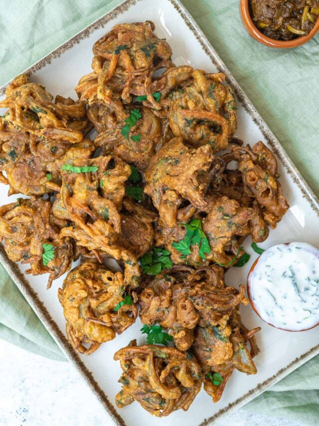 Crispy Onion Bhaji Six Hungry Feet