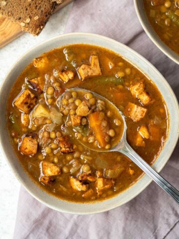 Easy Carrot and Lentil Soup (Sopa de Lentejas)
