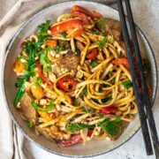 Vegan Satay Noodles (Peanut Stir-fry)