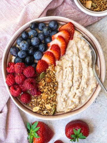 Creamy Millet Porridge with Fruit