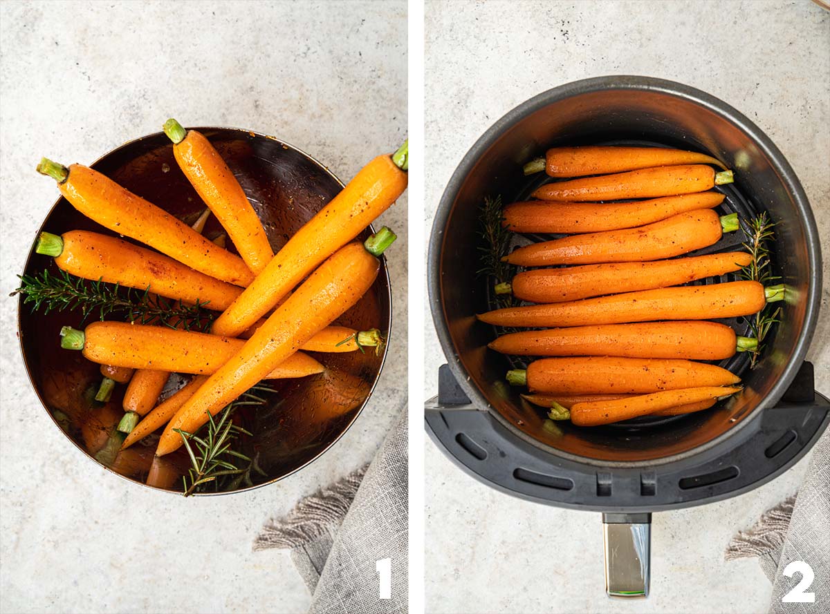 Easy Air Fryer Carrots Recipe Six Hungry Feet