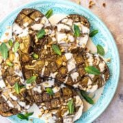 Eggplant with Tahini Sauce