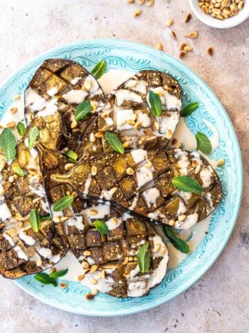 Eggplant with Tahini Sauce