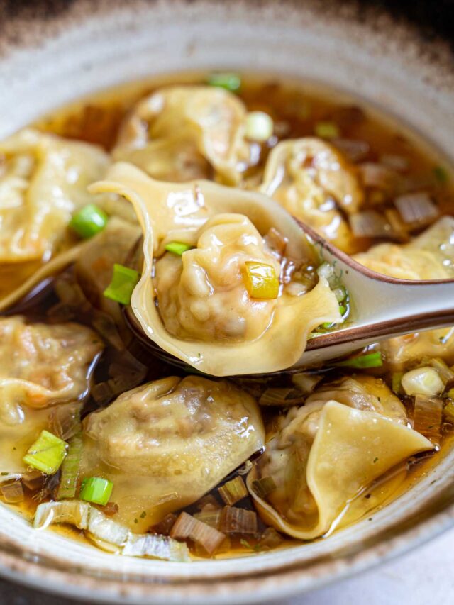 The Ultimate Vegan Wonton Soup