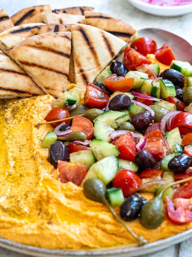 From a Dip to a Main Dish: Loaded Hummus