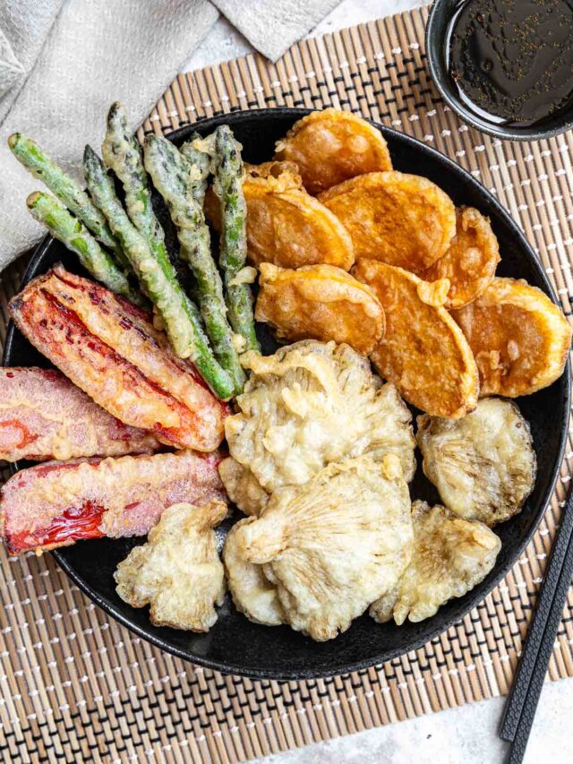 Hearty Appetizer: Mixed Vegetable Tempura