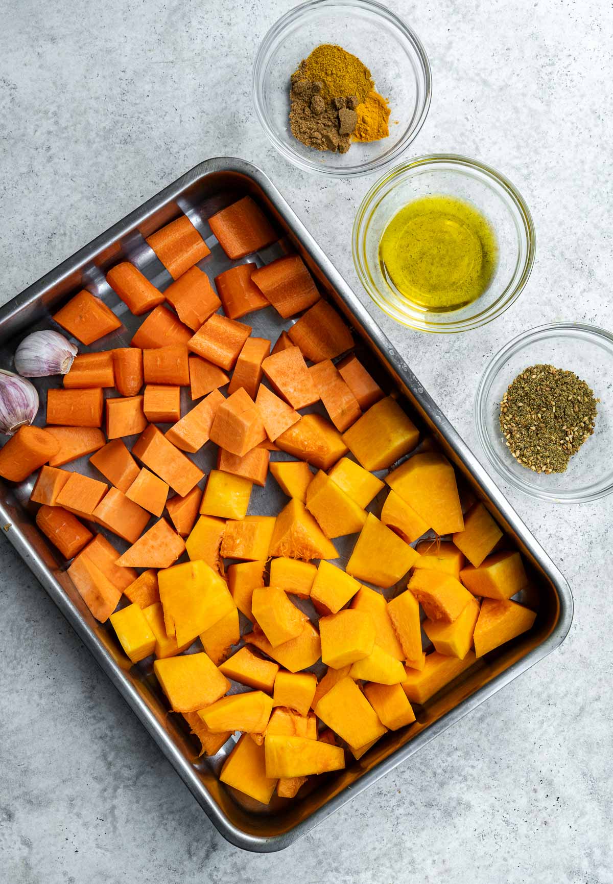 Ingredients for Butternut Squash Soup