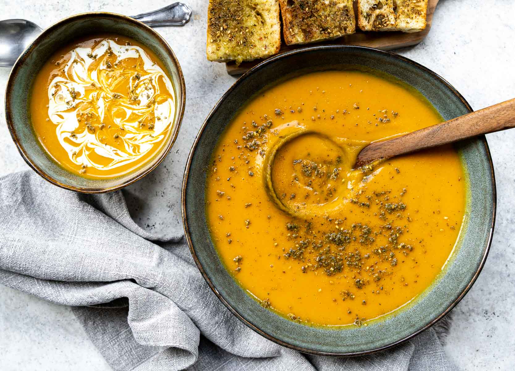 butternut squash and sweet potato soup